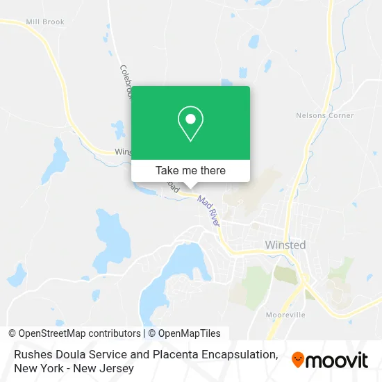 Rushes Doula Service and Placenta Encapsulation map