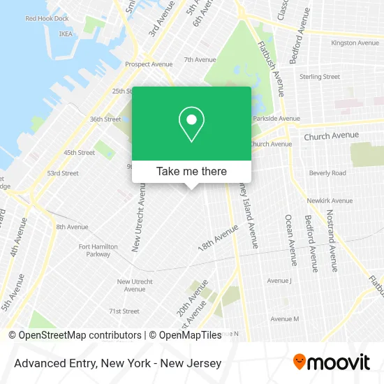 Advanced Entry map