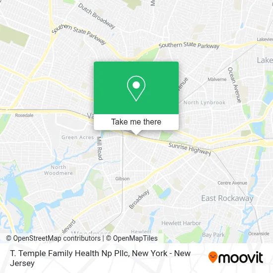T. Temple Family Health Np Pllc map