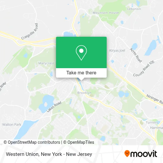 Western Union map