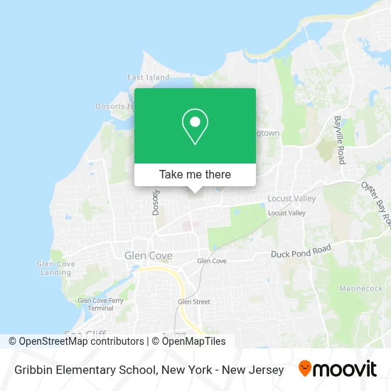 Gribbin Elementary School map