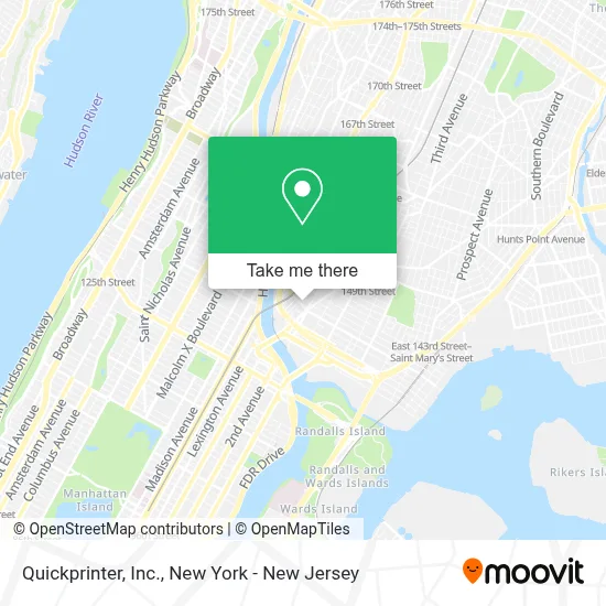Quickprinter, Inc. map