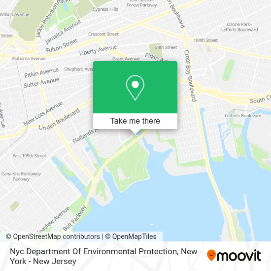 Nyc Department Of Environmental Protection map