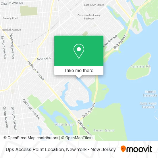 Ups Access Point Location map