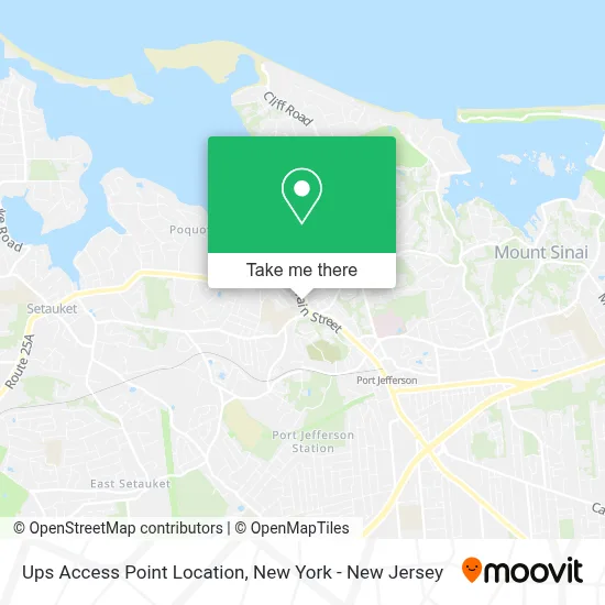 Ups Access Point Location map