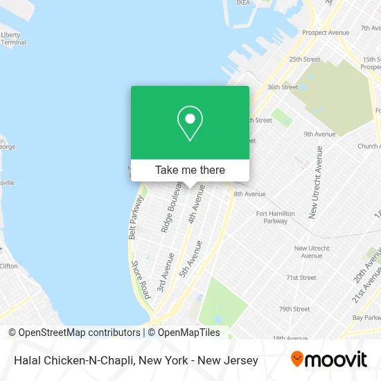 Halal Chicken-N-Chapli map
