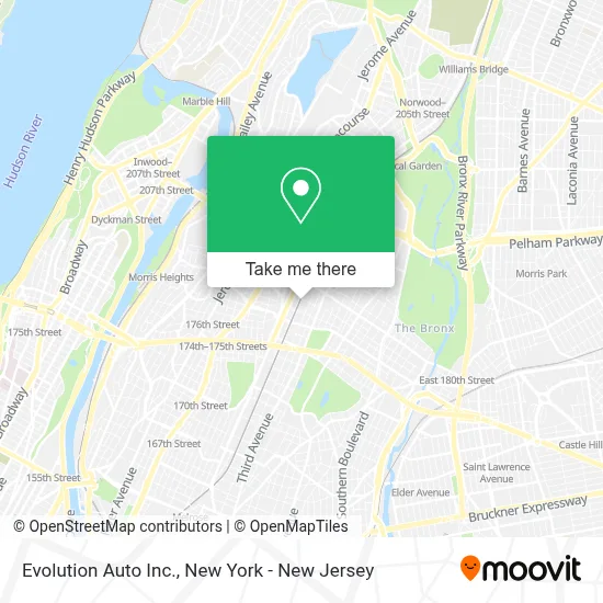 Evolution Auto Inc. map
