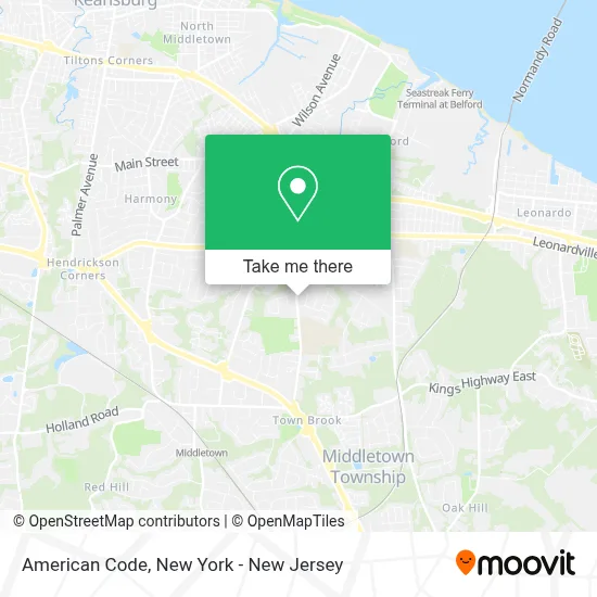 American Code map