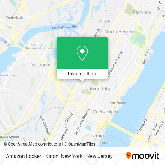 Amazon Locker - Katon map