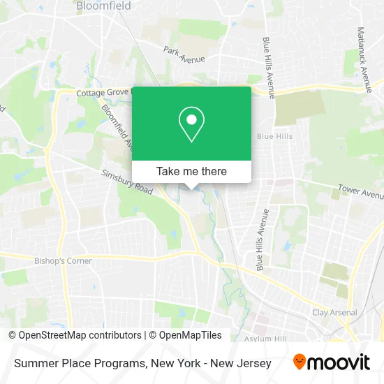Summer Place Programs map