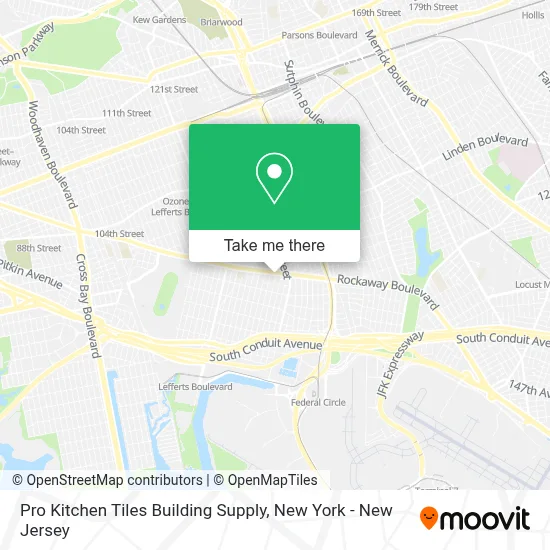 Pro Kitchen Tiles Building Supply map