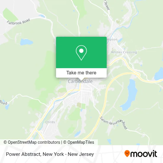 Power Abstract map