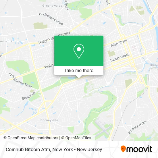 Coinhub Bitcoin Atm map