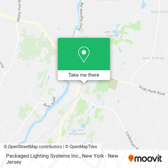 Packaged Lighting Systems Inc. map