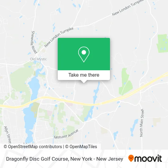 Dragonfly Disc Golf Course map