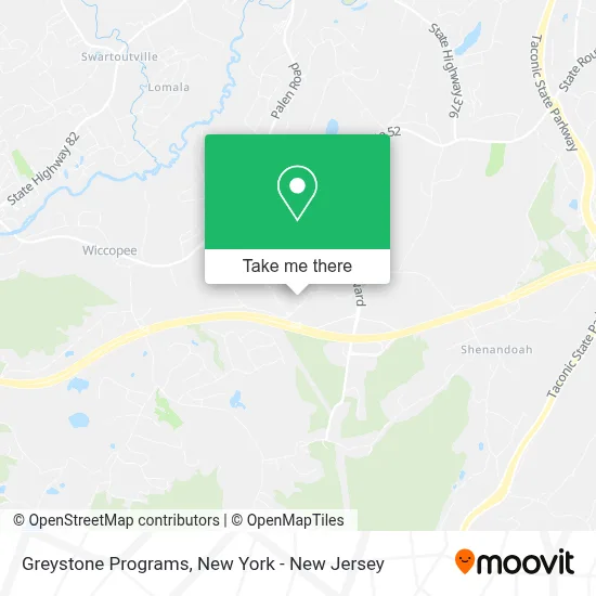 Greystone Programs map