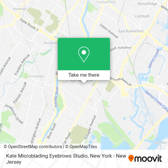 Kate Microblading Eyebrows Studio map
