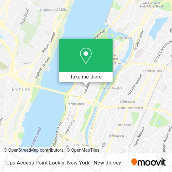 Ups Access Point Locker map