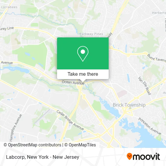Labcorp map