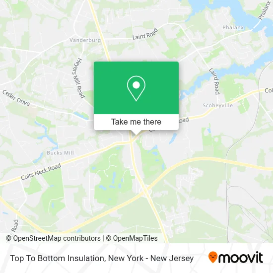 Top To Bottom Insulation map
