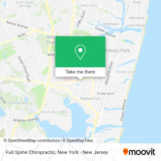 Full Spine Chiropractic map