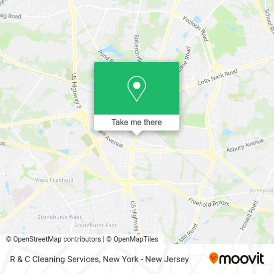 R & C Cleaning Services map