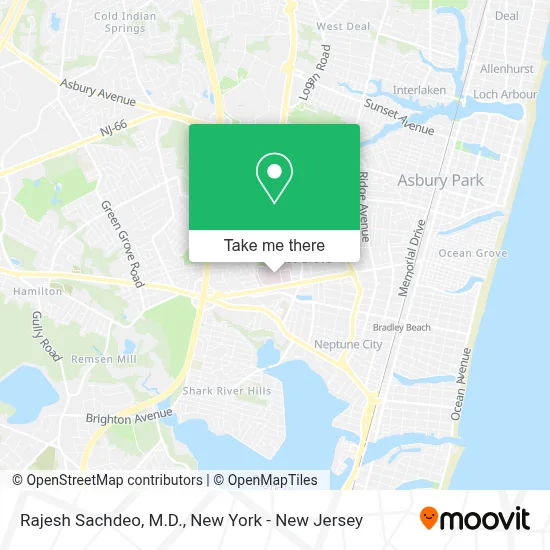 Rajesh Sachdeo, M.D. map