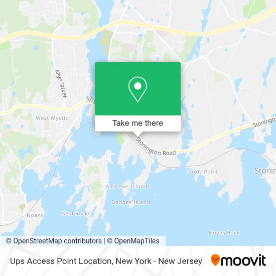 Ups Access Point Location map