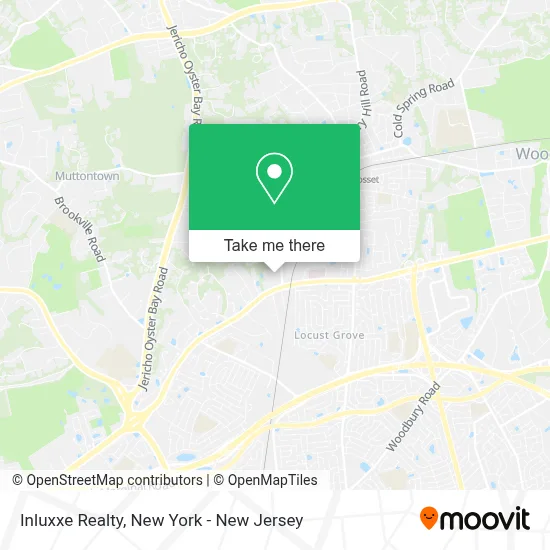 Inluxxe Realty map