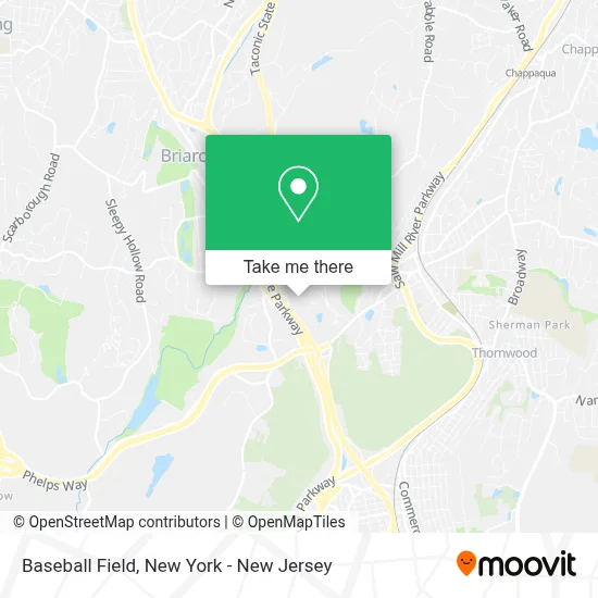 Baseball Field map