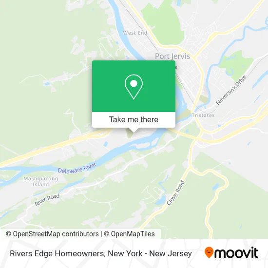 Rivers Edge Homeowners map