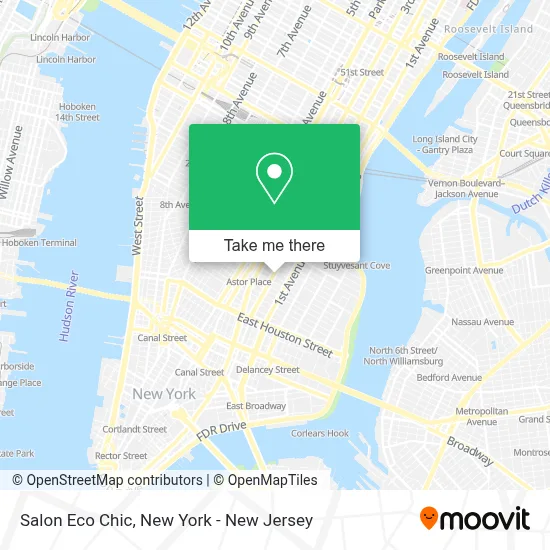 Salon Eco Chic map