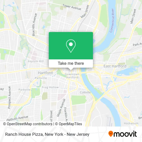 Ranch House Pizza map