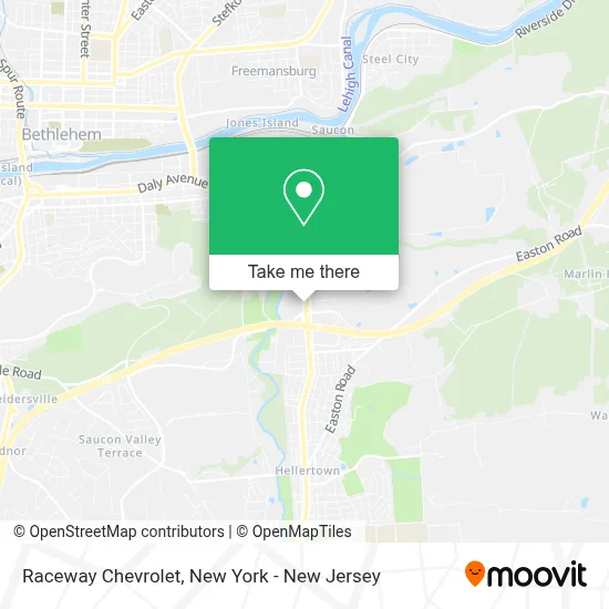 Raceway Chevrolet map