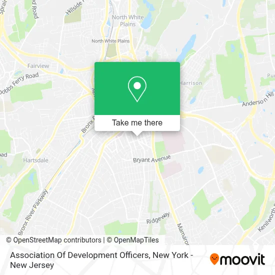 Association Of Development Officers map
