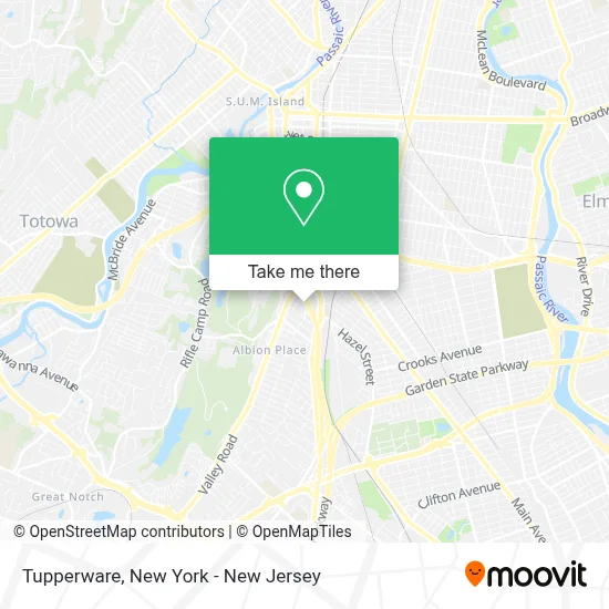 Tupperware map