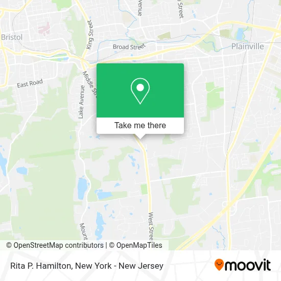 Rita P. Hamilton map