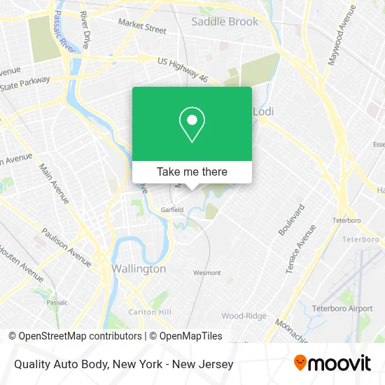 Quality Auto Body map