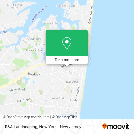 R&A Landscaping map