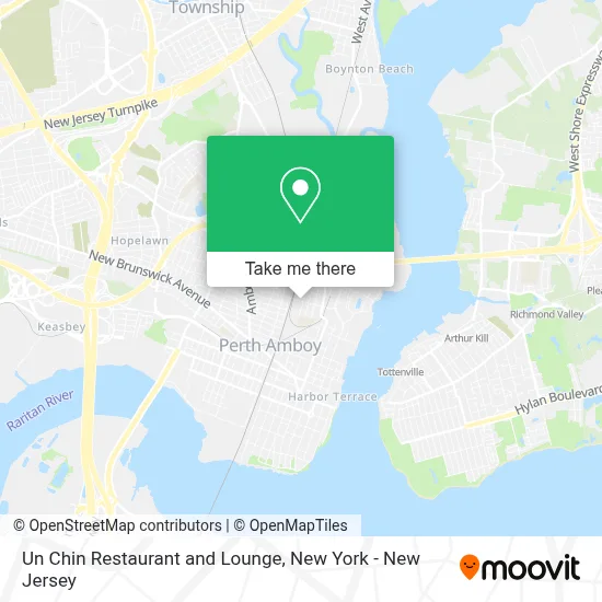 Un Chin Restaurant and Lounge map