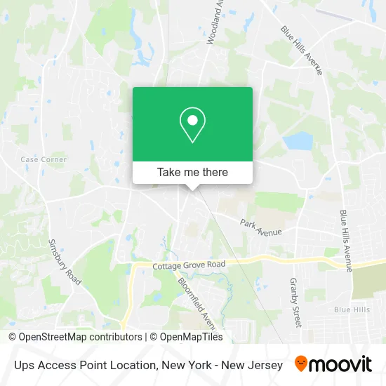 Ups Access Point Location map