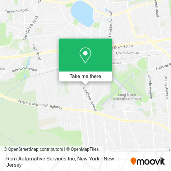 Rcm Automotive Services Inc map