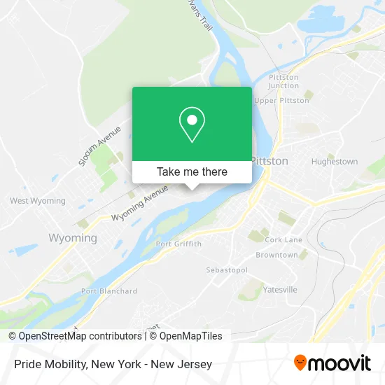 Pride Mobility map