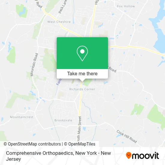 Comprehensive Orthopaedics map