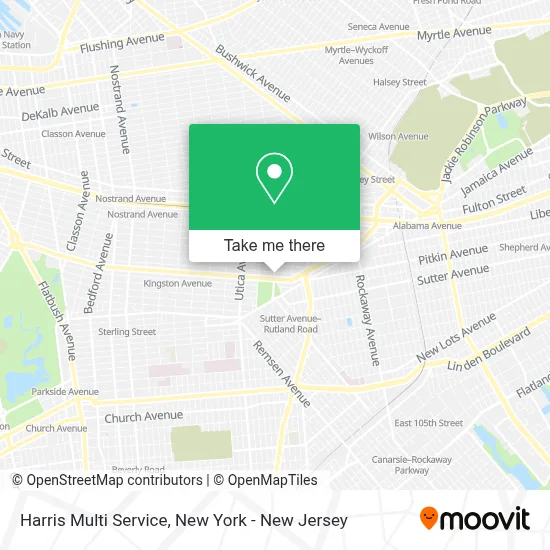 Harris Multi Service map