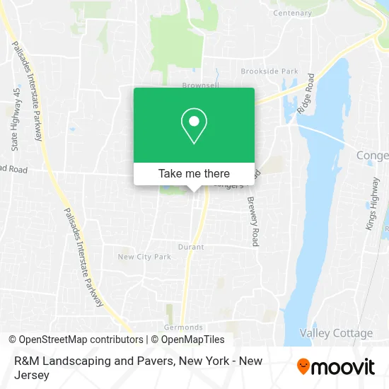 R&M Landscaping and Pavers map