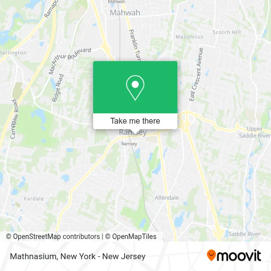 Mathnasium map