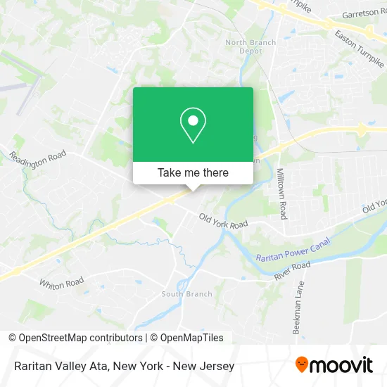 Raritan Valley Ata map