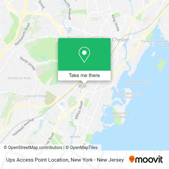 Ups Access Point Location map