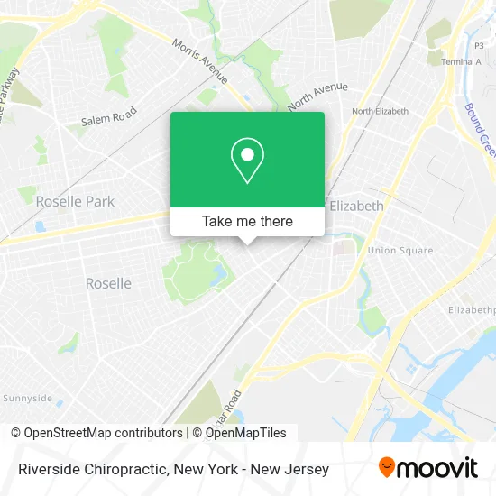 Riverside Chiropractic map